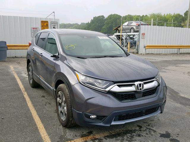 2HKRW2H81JH670947 - 2018 HONDA CR-V EXL GRAY photo 1