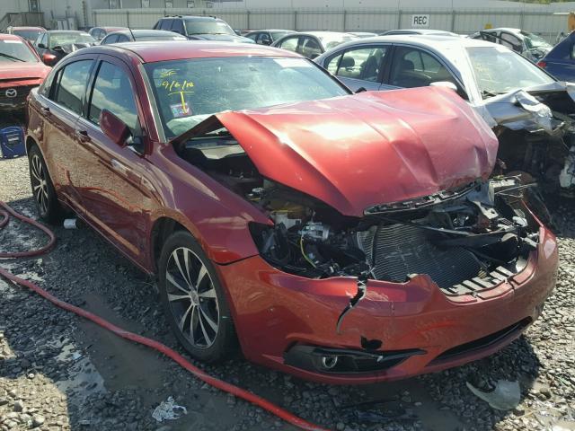 1C3CCBBG1CN304962 - 2012 CHRYSLER 200 TOURIN RED photo 1