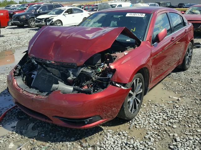 1C3CCBBG1CN304962 - 2012 CHRYSLER 200 TOURIN RED photo 2