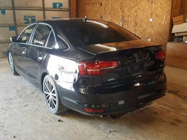 3VWD17AJ5GM259974 - 2016 VOLKSWAGEN JETTA SPOR BLACK photo 3