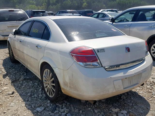 1G8ZV57787F163263 - 2007 SATURN AURA XR WHITE photo 3