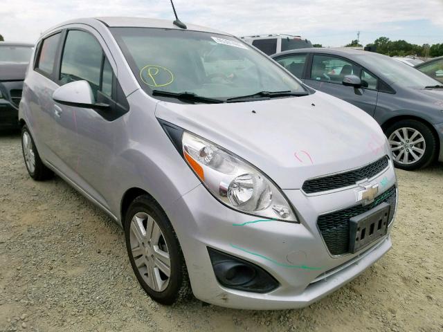 KL8CD6S99EC414408 - 2014 CHEVROLET SPARK 1LT SILVER photo 1