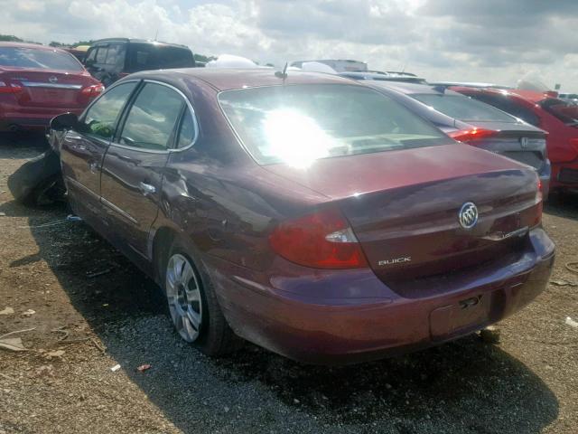 2G4WC582371207691 - 2007 BUICK LACROSSE C MAROON photo 3