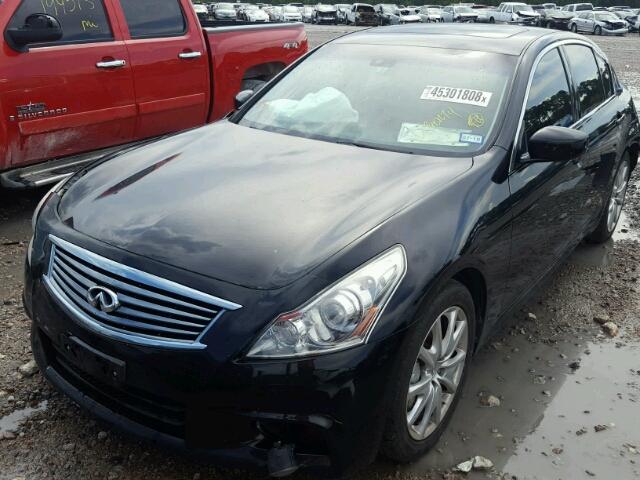 JN1CV6AP0AM407648 - 2010 INFINITI G37 BASE BLACK photo 2