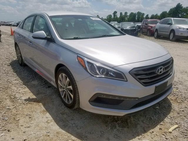 5NPE34AFXFH079096 - 2015 HYUNDAI SONATA SPO SILVER photo 1