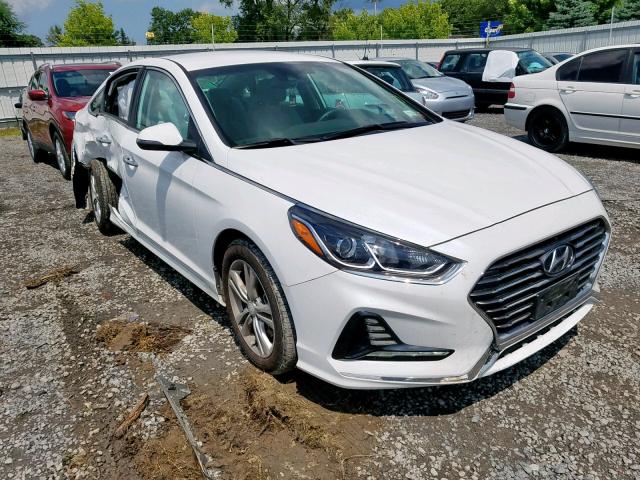 5NPE34AF1JH612364 - 2018 HYUNDAI SONATA SPO WHITE photo 1