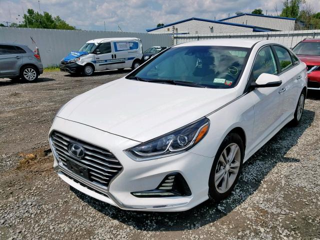 5NPE34AF1JH612364 - 2018 HYUNDAI SONATA SPO WHITE photo 2