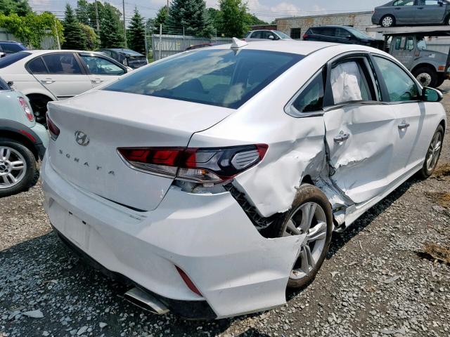 5NPE34AF1JH612364 - 2018 HYUNDAI SONATA SPO WHITE photo 4