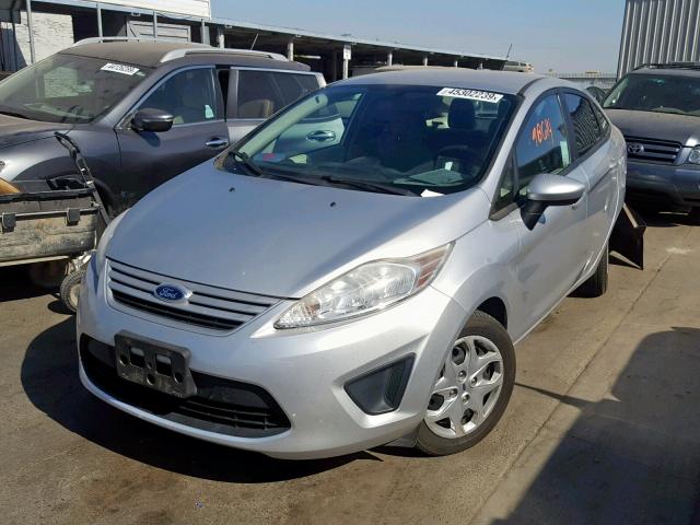 3FADP4AJ2DM185947 - 2013 FORD FIESTA S SILVER photo 2