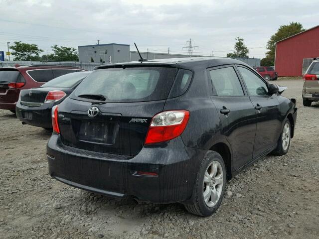 2T1KU4EE9AC489899 - 2010 TOYOTA COROLLA MA BLACK photo 4