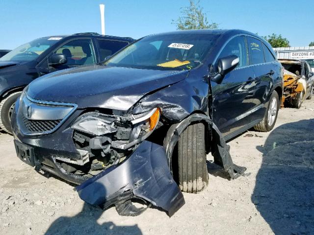 5J8TB4H55DL800653 - 2013 ACURA RDX TECHNO GRAY photo 2