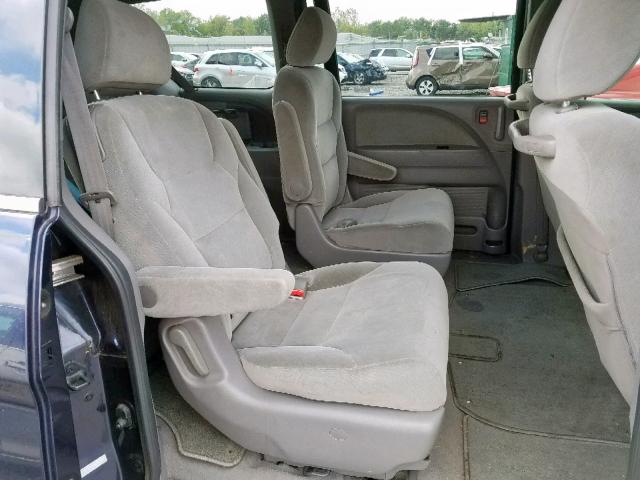 5FNRL38288B025411 - 2008 HONDA ODYSSEY LX BLUE photo 6