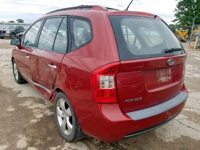 KNAFG526877118204 - 2007 KIA RONDO LX ORANGE photo 3