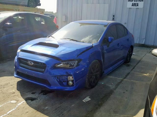 JF1VA1B6XH9822912 - 2017 SUBARU WRX BLUE photo 2