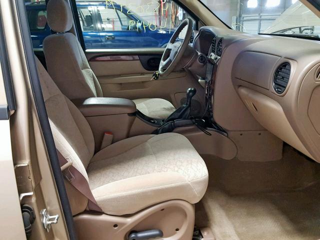 4NUDT13S542104381 - 2004 ISUZU ASCENDER S 金色 照片 5