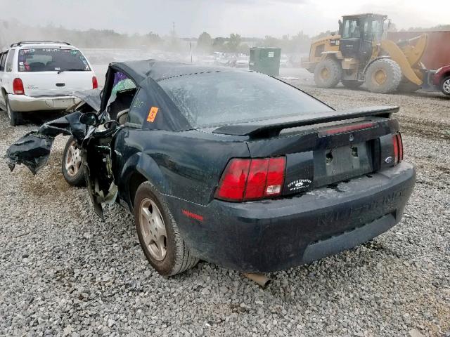 1FAFP40433F321912 - 2003 FORD MUSTANG BLACK photo 3