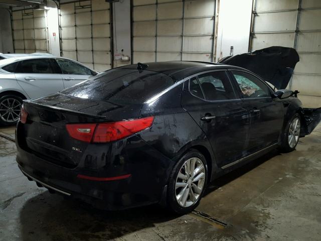 5XXGR4A61EG291550 - 2014 KIA OPTIMA SX BLACK photo 4