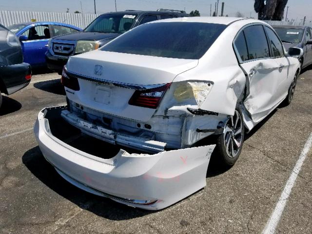 1HGCR2F87GA005228 - 2016 HONDA ACCORD EXL WHITE photo 4