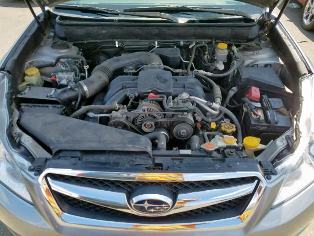 4S3BMDK60A2217110 - 2010 SUBARU LEGACY 3.6 SILVER photo 7