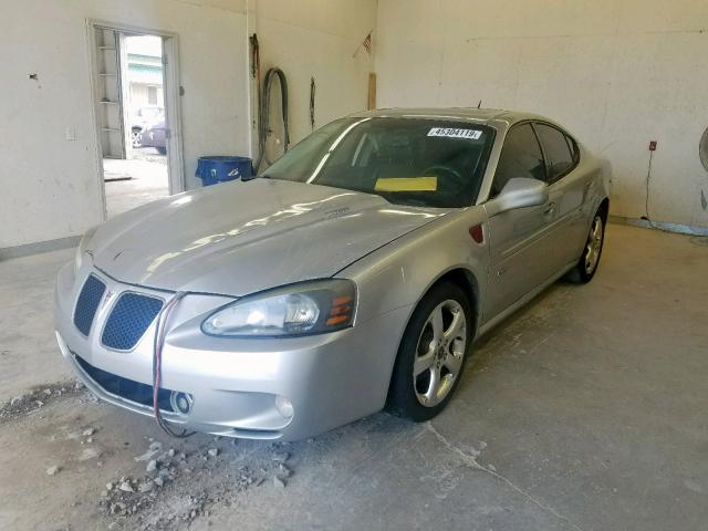 2G2WC58C561242586 - 2006 PONTIAC GRAND PRIX SILVER photo 2