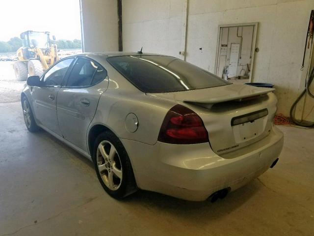 2G2WC58C561242586 - 2006 PONTIAC GRAND PRIX SILVER photo 3