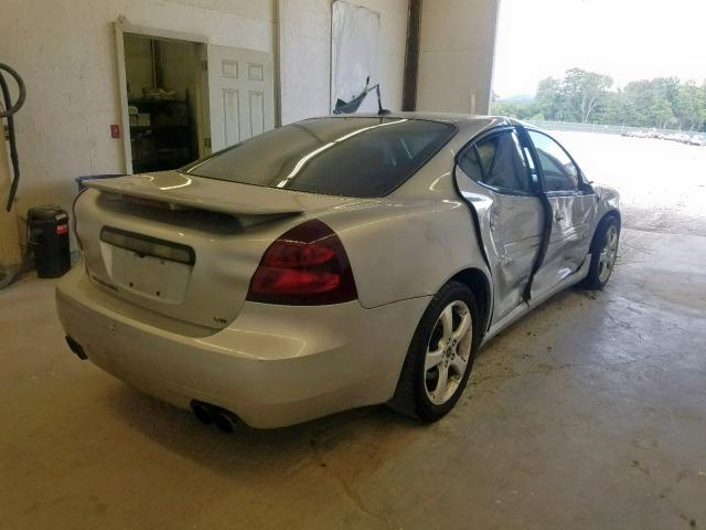 2G2WC58C561242586 - 2006 PONTIAC GRAND PRIX SILVER photo 4