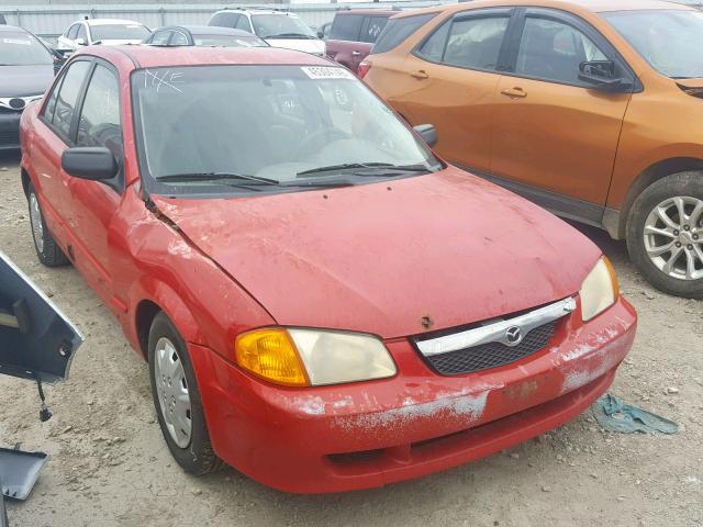 JM1BJ2223Y0249274 - 2000 MAZDA PROTEGE DX RED photo 1