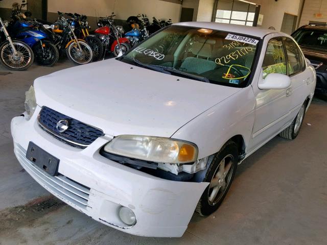 3N1CB51D03L813094 - 2003 NISSAN SENTRA XE WHITE photo 2