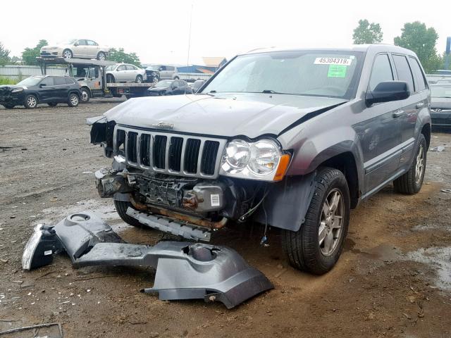 1J8GR48K07C585682 - 2007 JEEP GRAND CHER GRAY photo 2