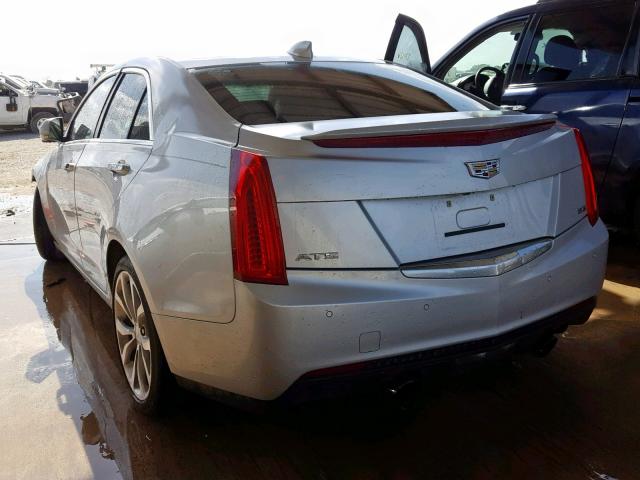 1G6AC5S3XF0107407 - 2015 CADILLAC ATS PERFOR SILVER photo 3