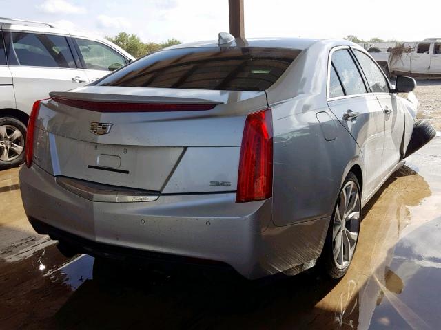 1G6AC5S3XF0107407 - 2015 CADILLAC ATS PERFOR SILVER photo 4