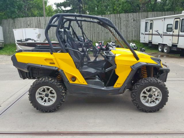 3JBKKAN25FJ001383 - 2015 CAN-AM COMMANDER YELLOW photo 1