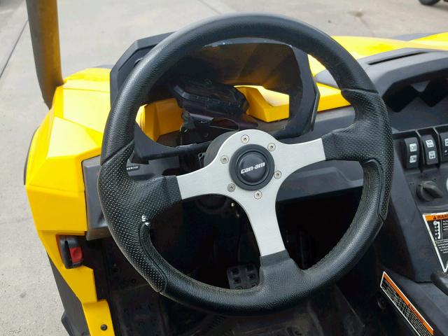 3JBKKAN25FJ001383 - 2015 CAN-AM COMMANDER YELLOW photo 8