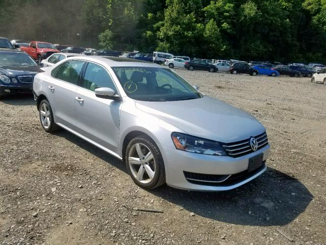 1VWBP7A30DC146406 - 2013 VOLKSWAGEN PASSAT SE SILVER photo 1