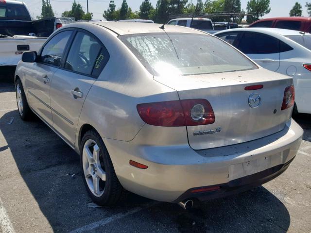 JM1BK12F741108089 - 2004 MAZDA 3 I TAN photo 3