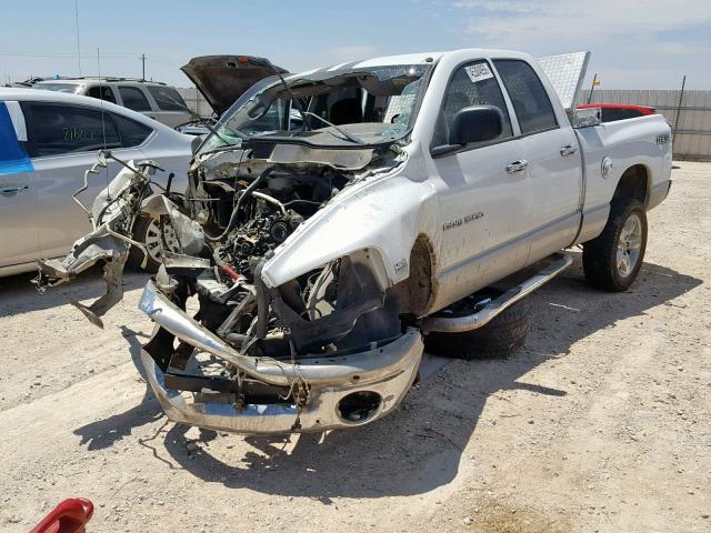 1D7HA18D05S123697 - 2005 DODGE RAM 1500 S WHITE photo 2