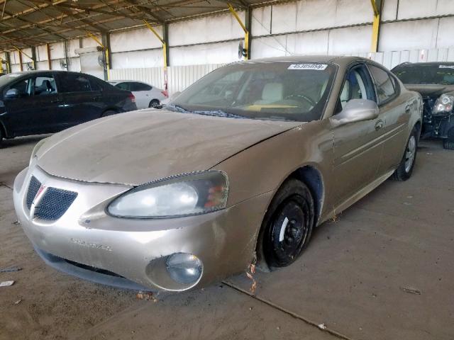 2G2WP522141363553 - 2004 PONTIAC GRAND PRIX TAN photo 2