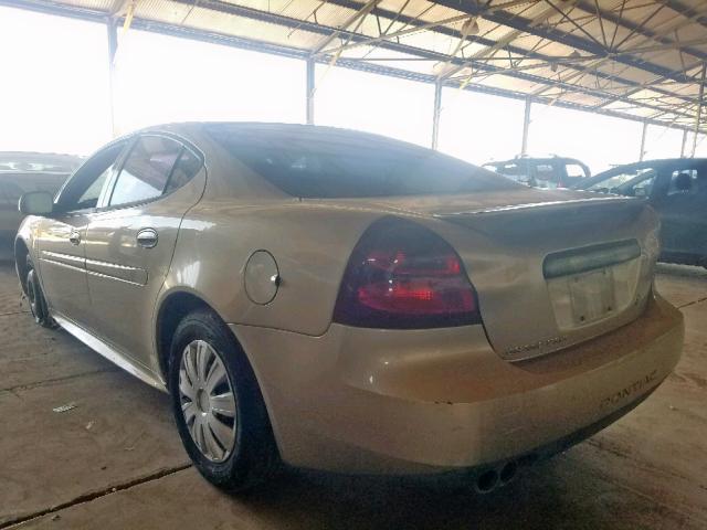 2G2WP522141363553 - 2004 PONTIAC GRAND PRIX TAN photo 3