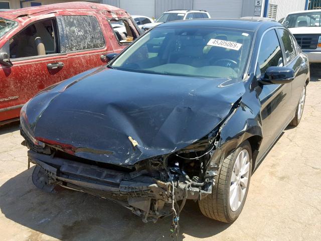 1HGCR2F82EA199390 - 2014 HONDA ACCORD EXL BLACK photo 2