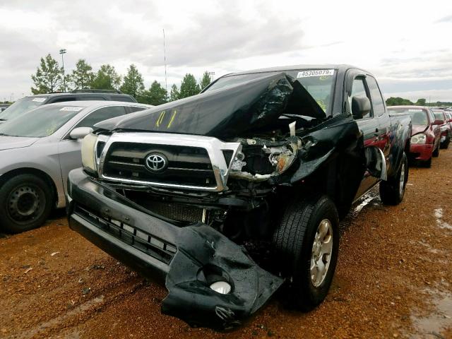 5TETU62N37Z386016 - 2007 TOYOTA TACOMA PRE BLACK photo 9