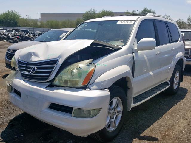 JTJBT20X750093919 - 2005 LEXUS GX 470 WHITE photo 2