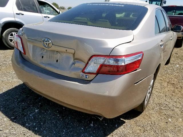 JTNBB46K573008828 - 2007 TOYOTA CAMRY NEW GOLD photo 9