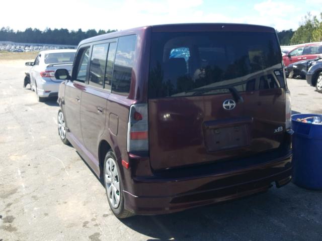 JTLKT324464045546 - 2006 TOYOTA SCION XB 红色 照片 3