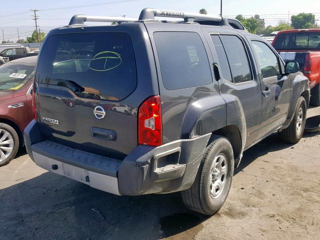 5N1AN0NU2FN664499 - 2015 NISSAN XTERRA X GRAY photo 4