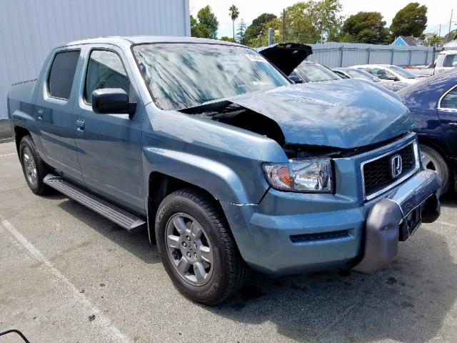 2HJYK16308H525633 - 2008 HONDA RIDGELINE TURQUOISE photo 1