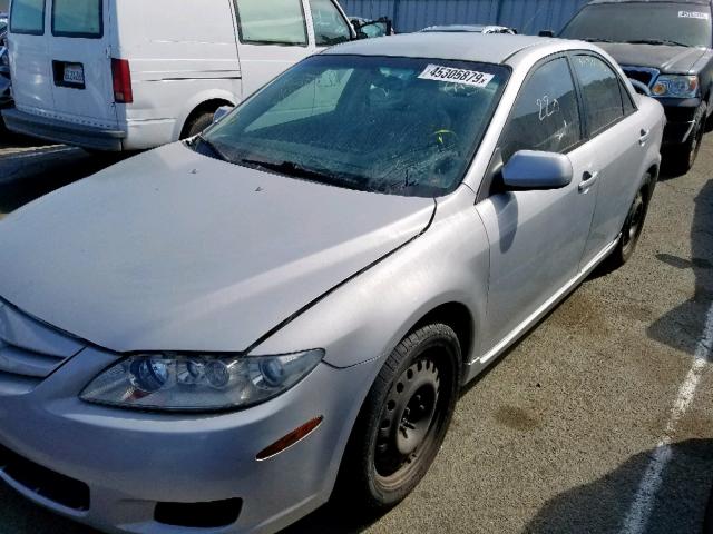 1YVHP80D075M14872 - 2007 MAZDA 6 S GRAY photo 2