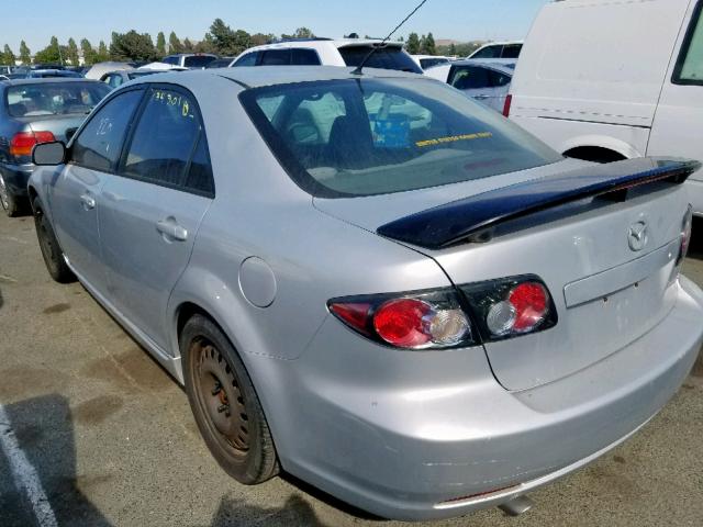 1YVHP80D075M14872 - 2007 MAZDA 6 S GRAY photo 3