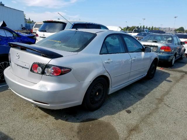 1YVHP80D075M14872 - 2007 MAZDA 6 S GRAY photo 4