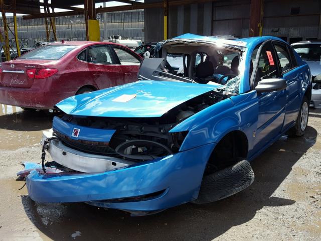 1G8AJ52F64Z173355 - 2004 SATURN ION LEVEL BLUE photo 2