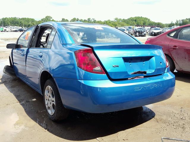 1G8AJ52F64Z173355 - 2004 SATURN ION LEVEL BLUE photo 3